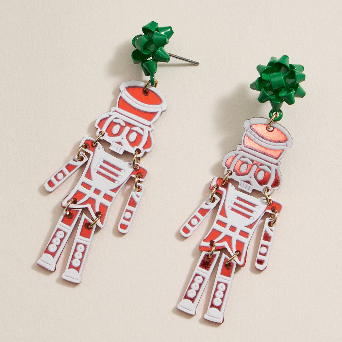 Christmas Nutcracker Dangling Earrings