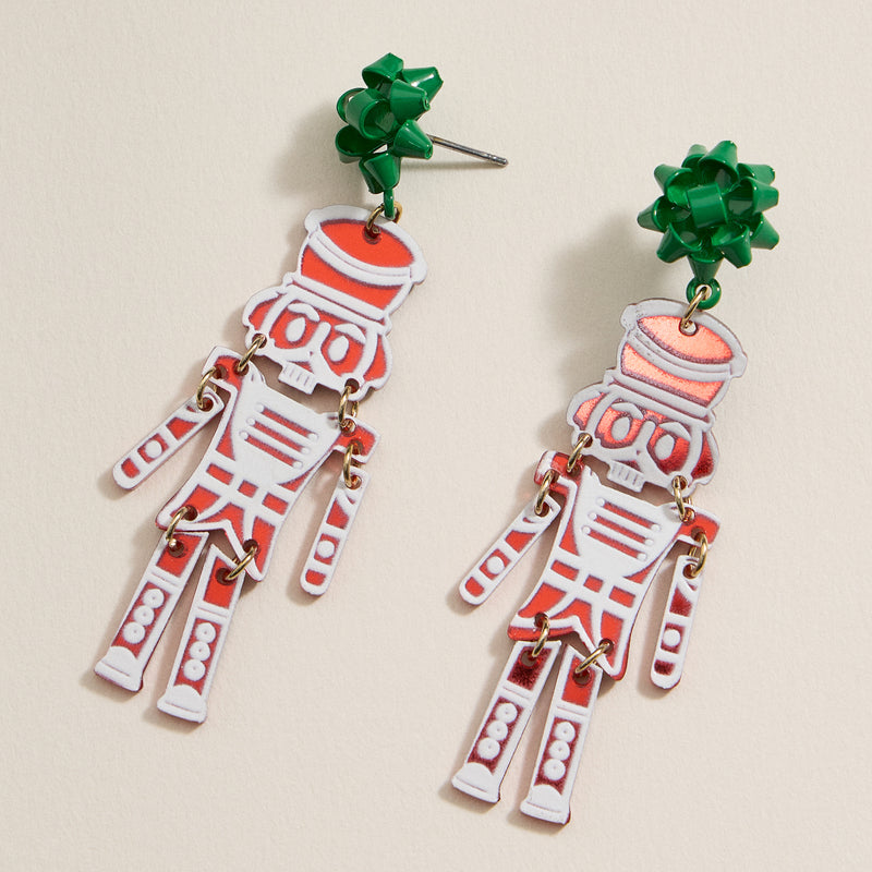 Christmas Nutcracker Dangling Earrings