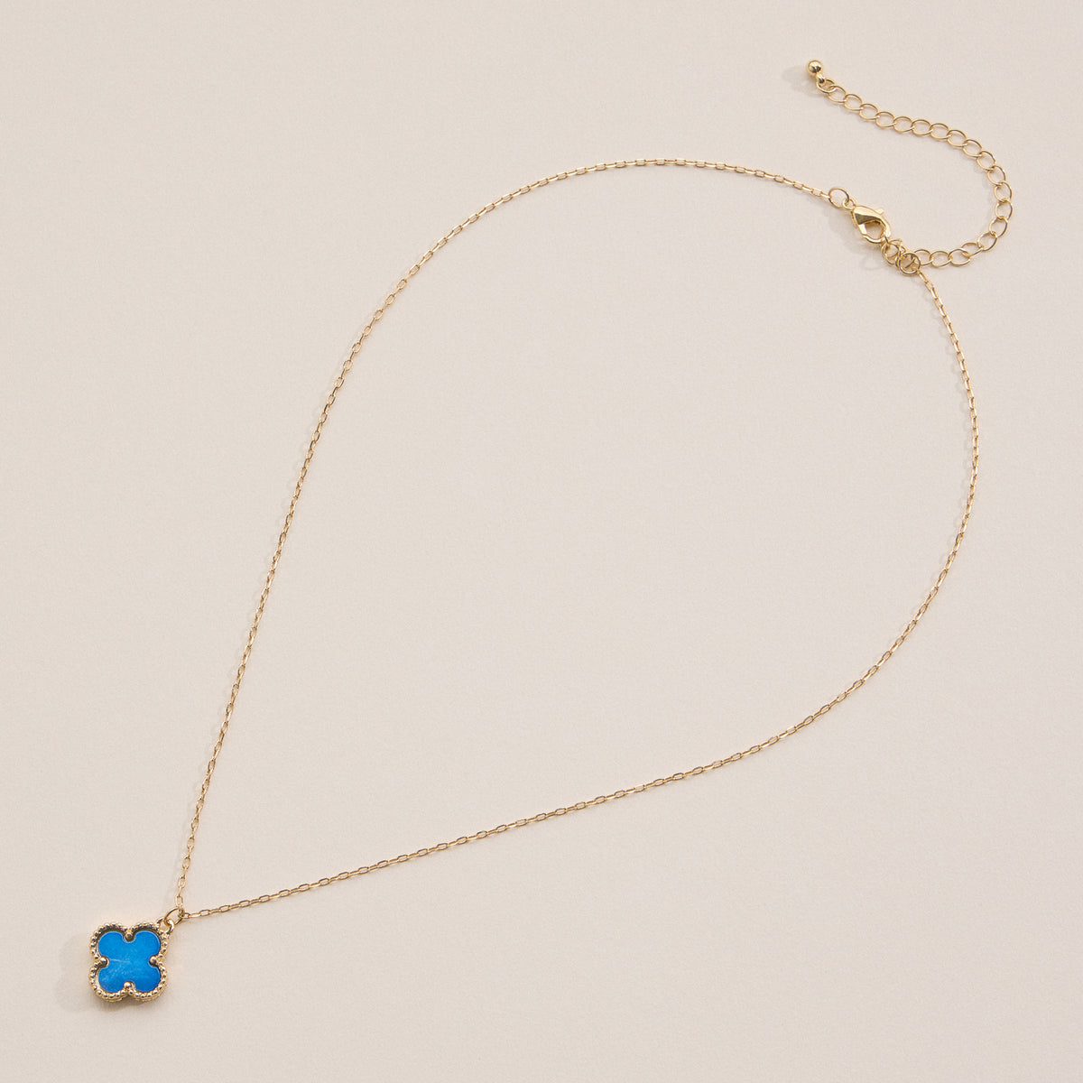Shell Charm Pendant Necklace with Gold Chain
