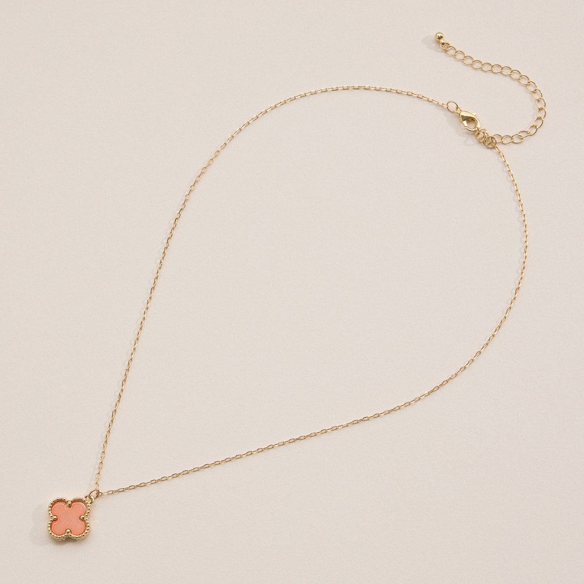Shell Charm Pendant Necklace with Gold Chain