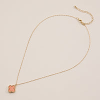 Shell Charm Pendant Necklace with Gold Chain