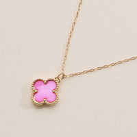 Shell Charm Pendant Necklace with Gold Chain