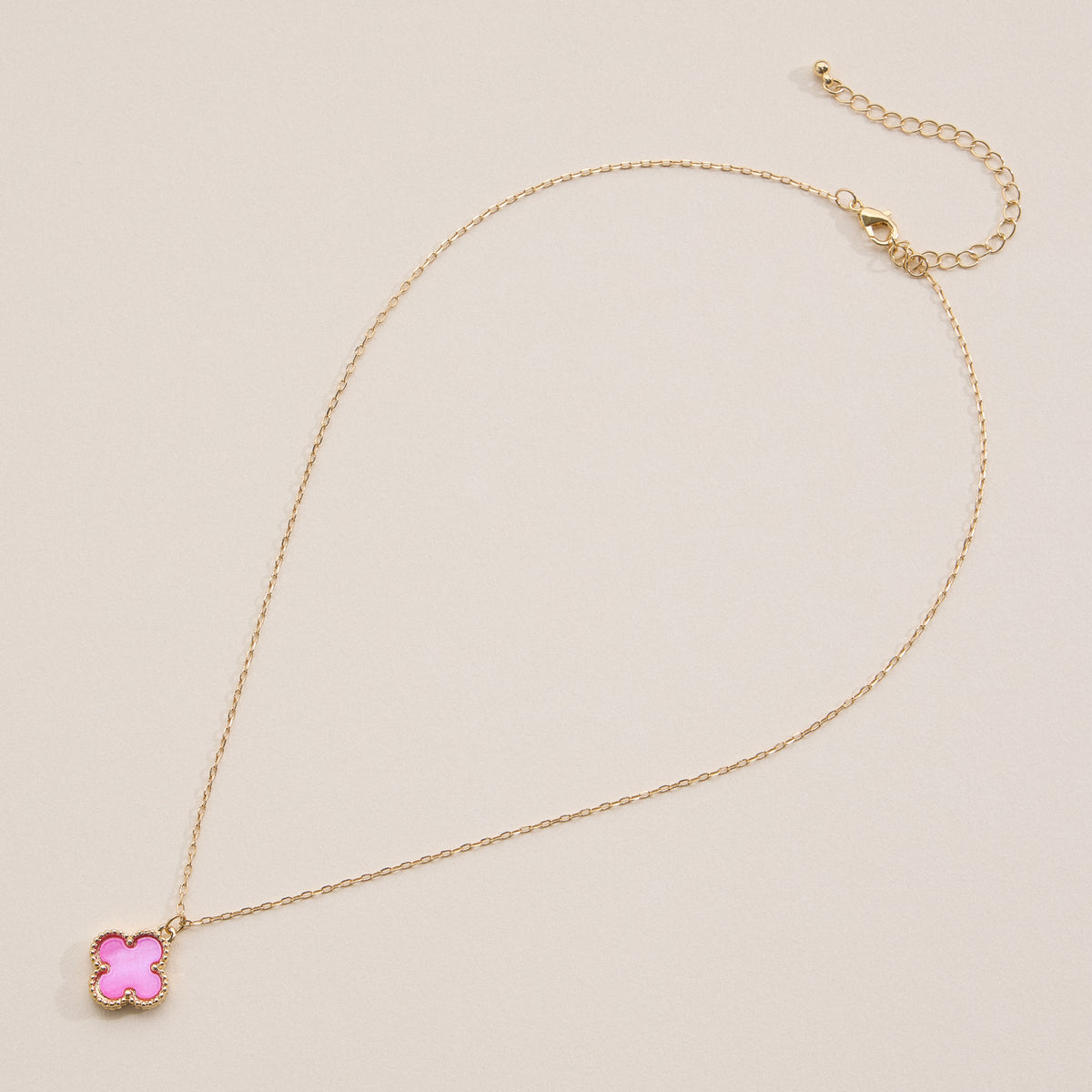 Shell Charm Pendant Necklace with Gold Chain