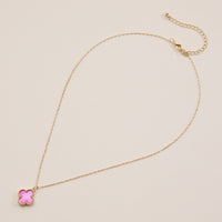 Shell Charm Pendant Necklace with Gold Chain