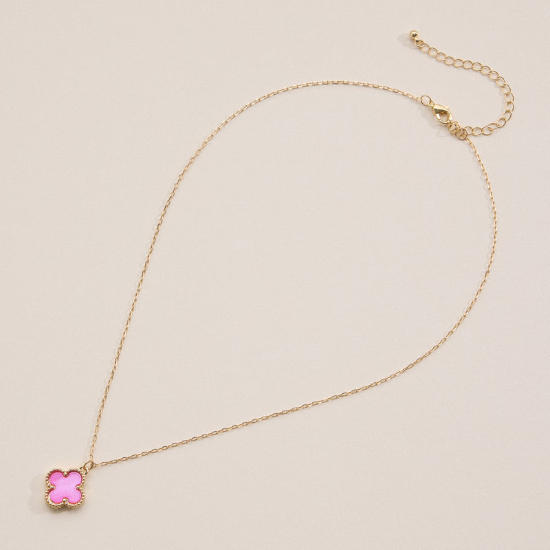 Shell Charm Pendant Necklace with Gold Chain