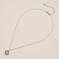 Shell Charm Pendant Necklace with Gold Chain