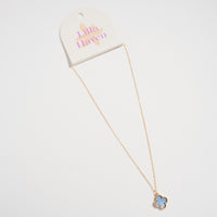 Shell Charm Pendant Necklace with Gold Chain