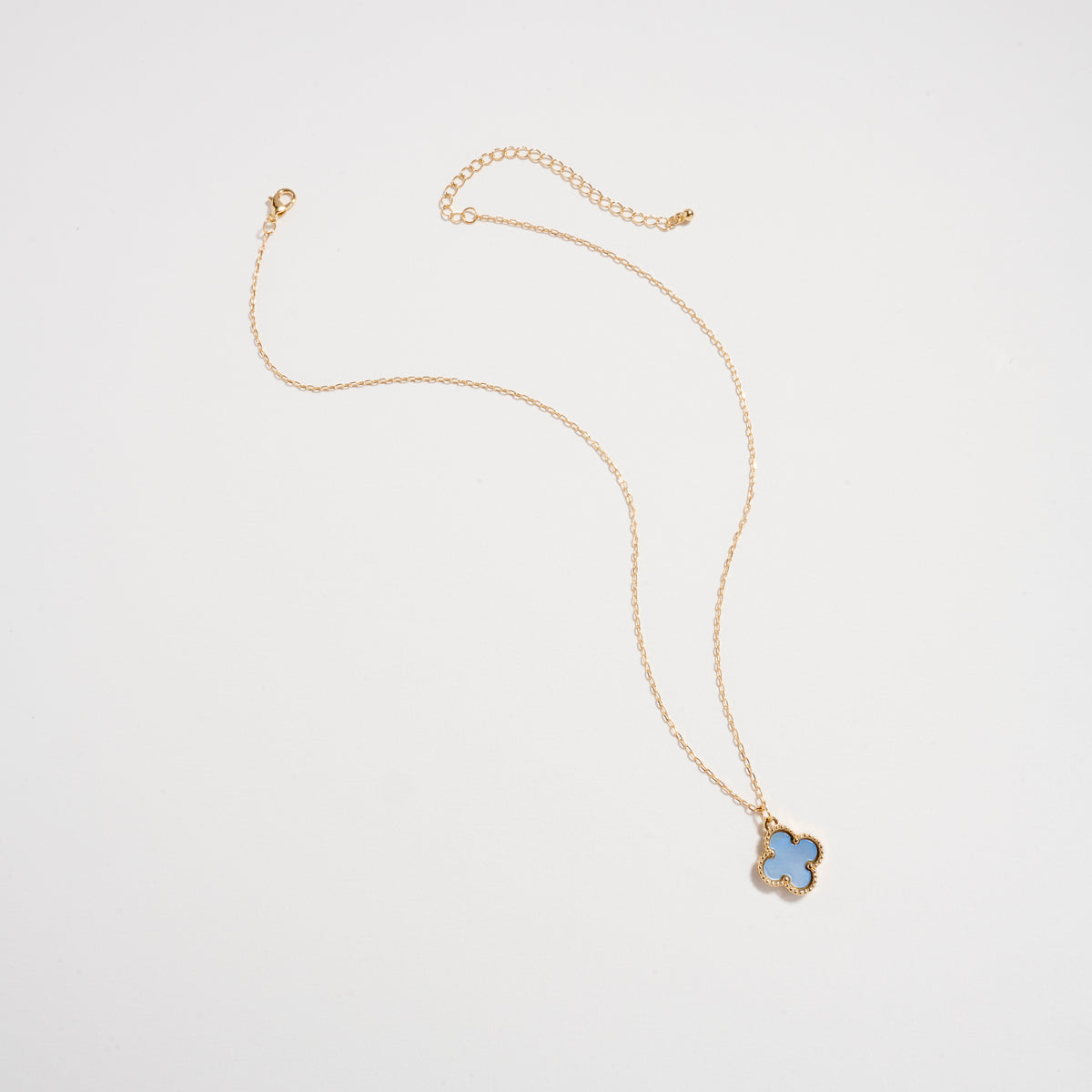 Shell Charm Pendant Necklace with Gold Chain