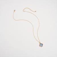 Shell Charm Pendant Necklace with Gold Chain