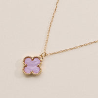 Shell Charm Pendant Necklace with Gold Chain