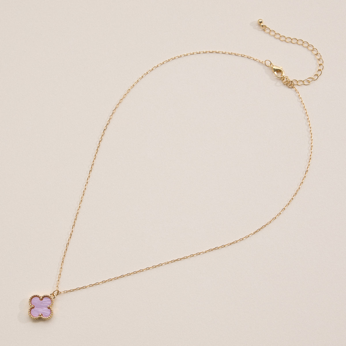 Shell Charm Pendant Necklace with Gold Chain
