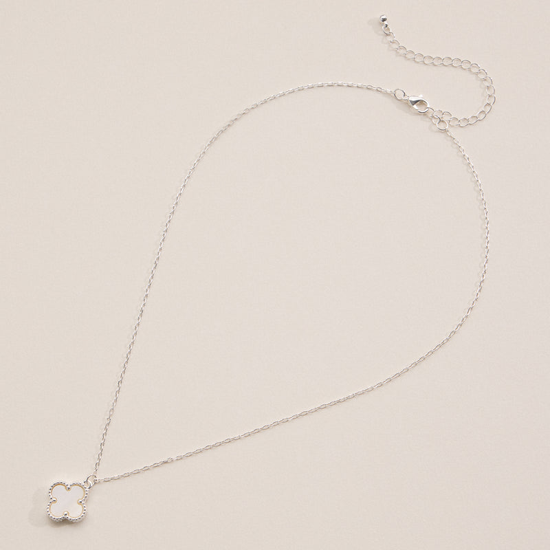 Shell Charm Pendant Necklace with Gold Chain