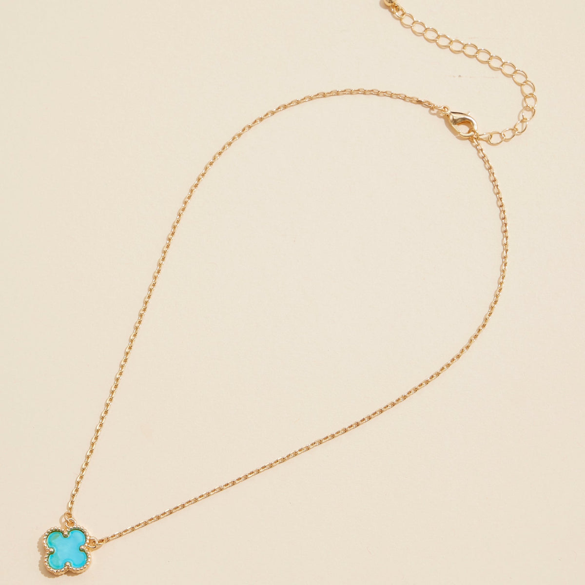 Shell Charm Pendant Necklace with Gold Chain