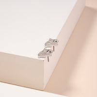 Halloween Ghost Rhinestones Stud Earrings