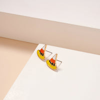 Halloween Hat Enamel Stud Earrings
