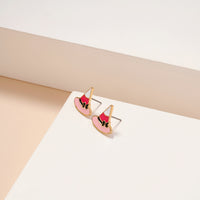 Halloween Hat Enamel Stud Earrings