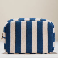 Striped Terry Fabric Travel Pouch