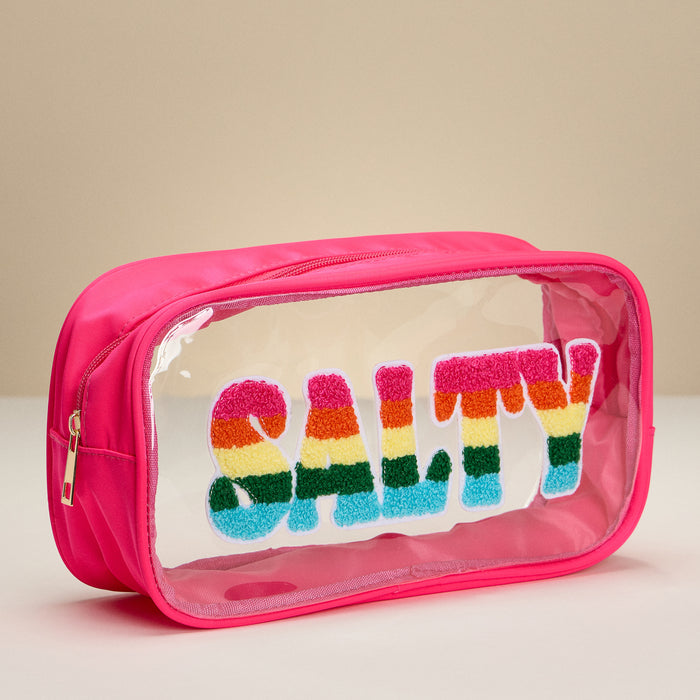 Clear PVC Bag –  Salty Lettering