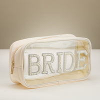 Clear PVC Bag – Bride Lettering
