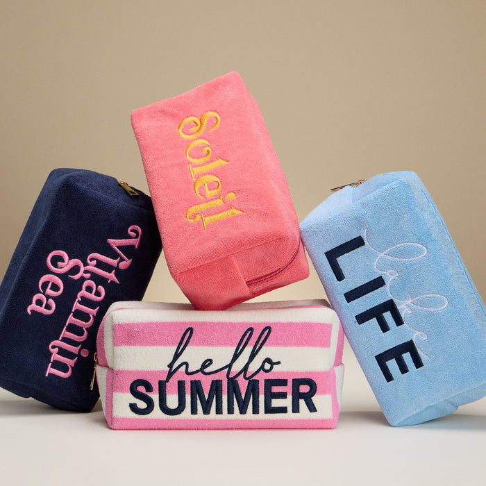Vitamin Sea Terry Cloth Pouch
