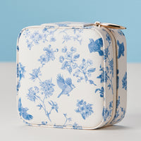 Faux Leather Novelty Print Travel Jewelry Box