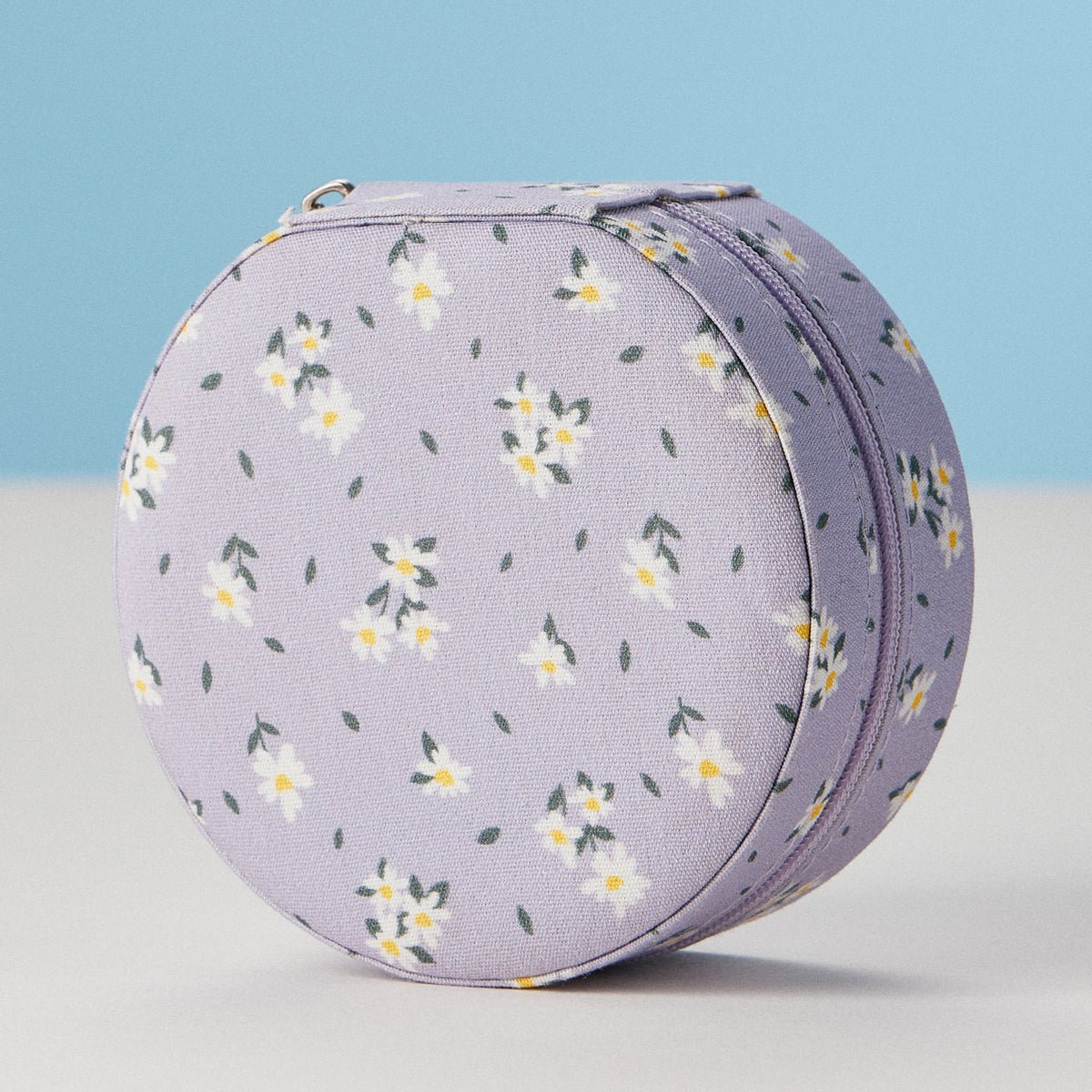 Faux Leather Novelty Print Travel Jewelry Box