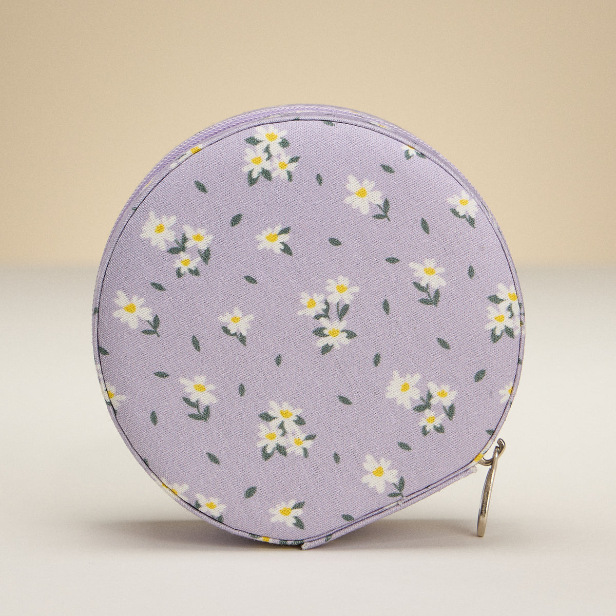 Daisy Cotton Travel Jewelry Case