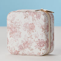 Faux Leather Novelty Print Travel Jewelry Box