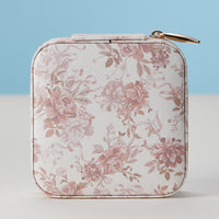 Faux Leather Novelty Print Travel Jewelry Box
