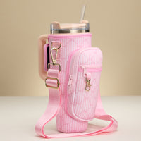 Pink Neoprene Tumbler Carrier