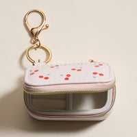 Jewelry Box Bag Charm Collection With Soft Vegan Leather and Zipper | Keychain