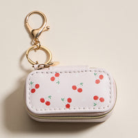 Jewelry Box Bag Charm Collection With Soft Vegan Leather and Zipper | Keychain