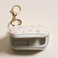 Jewelry Box Bag Charm Collection With Soft Vegan Leather and Zipper | Keychain