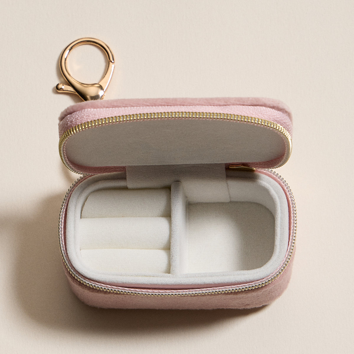 Jewelry Box Bag Charm Collection With Soft Vegan Leather and Zipper | Keychain