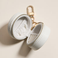Jewelry Box Bag Charm Collection With Soft Vegan Leather and Zipper | Keychain