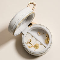 Jewelry Box Bag Charm Collection With Soft Vegan Leather and Zipper | Keychain