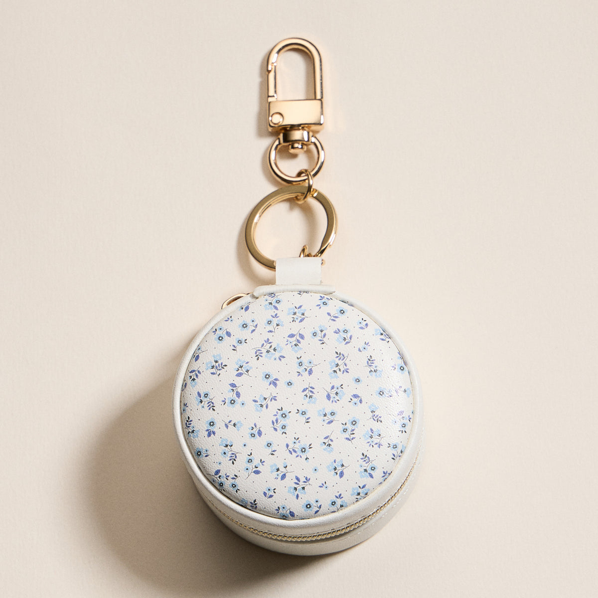 Jewelry Box Bag Charm Collection With Soft Vegan Leather and Zipper | Keychain
