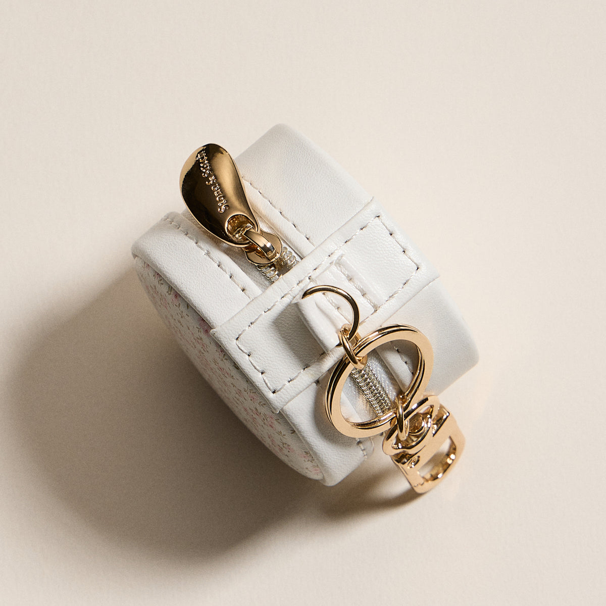 Jewelry Box Bag Charm Collection With Soft Vegan Leather and Zipper | Keychain