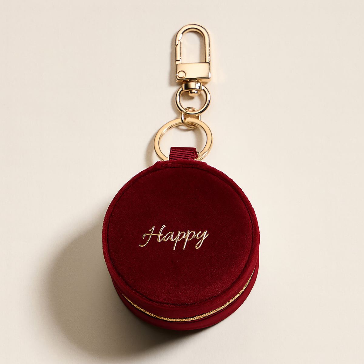 Jewelry Box Bag Charm Collection With Soft Vegan Leather and Zipper | Keychain