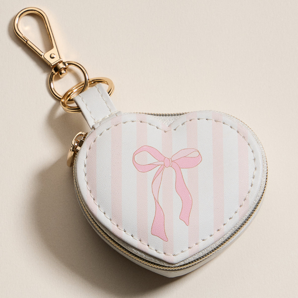 Jewelry Box Bag Charm Collection With Soft Vegan Leather and Zipper | Keychain