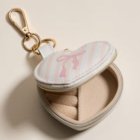 Jewelry Box Bag Charm Collection With Soft Vegan Leather and Zipper | Keychain