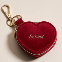 Jewelry Box Bag Charm Collection With Soft Vegan Leather and Zipper | Keychain