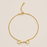 Adjustable Bit Chain Bracelet in Gold or Silver