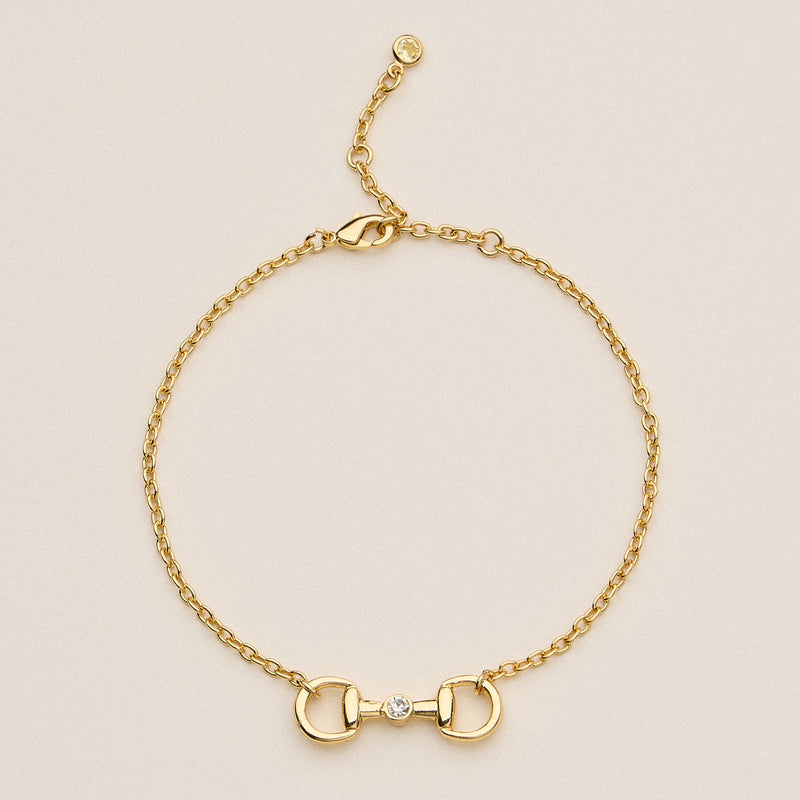 Adjustable Bit Chain Bracelet in Gold or Silver