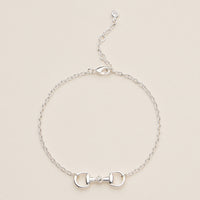 Adjustable Bit Chain Bracelet in Gold or Silver