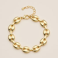Adjustable Oval Link Bracelet