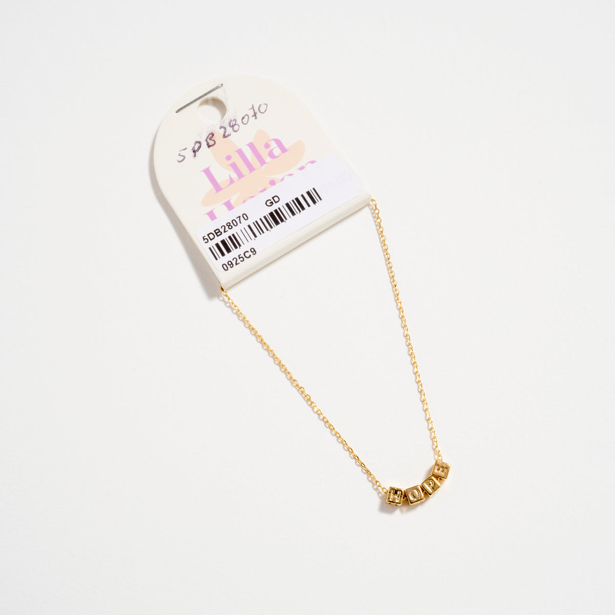 Gold Dipped HOPE Bracelet – Inspirational Letter Chain