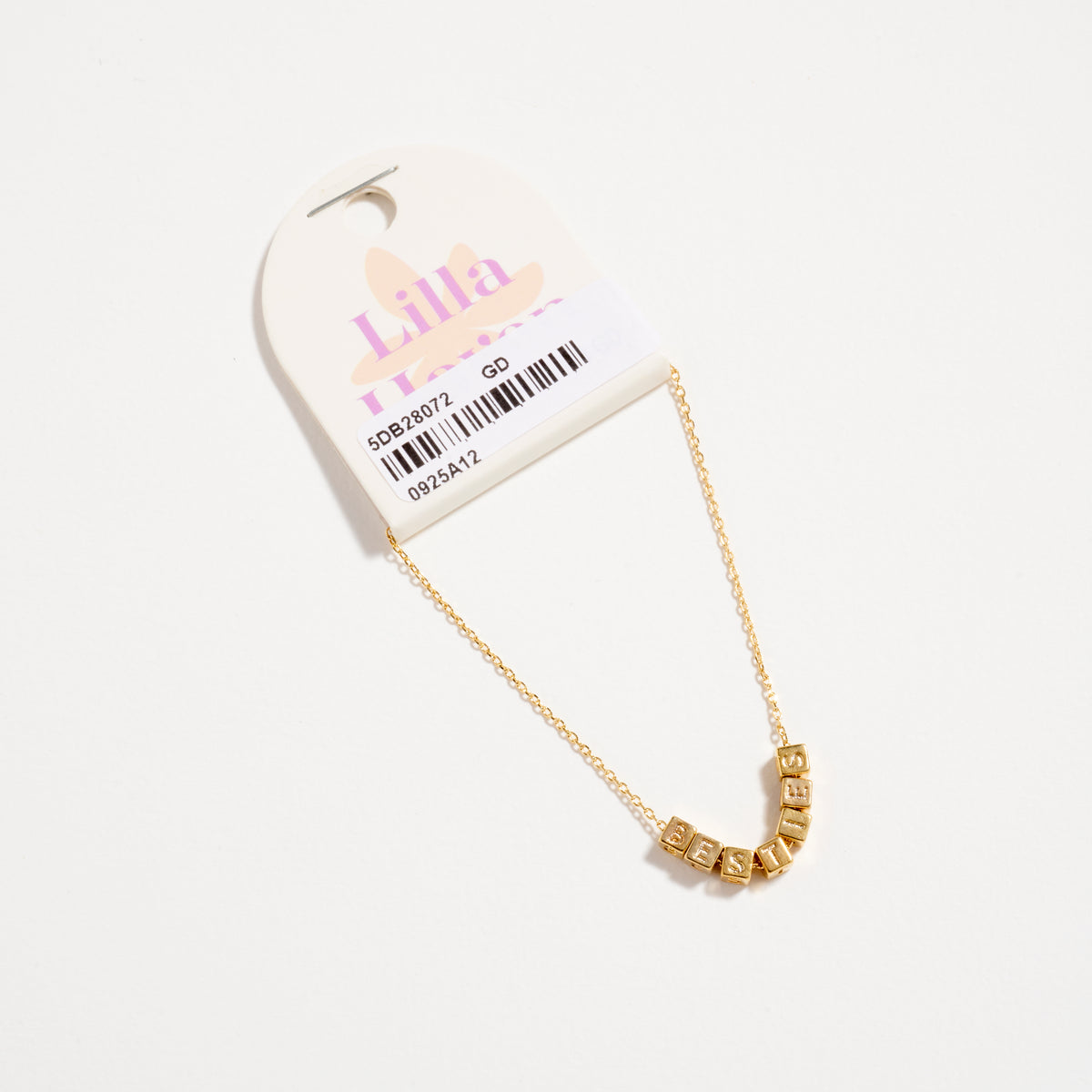 Gold Dipped BESTIES Bracelet – Friendship Letter Chain