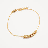 Gold Dipped BESTIES Bracelet – Friendship Letter Chain