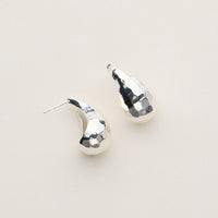 18K Gold Dipped Sculpted Drop Earrings